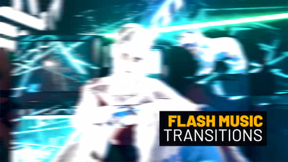 Flash Music Transitions - VideoHive 49619760