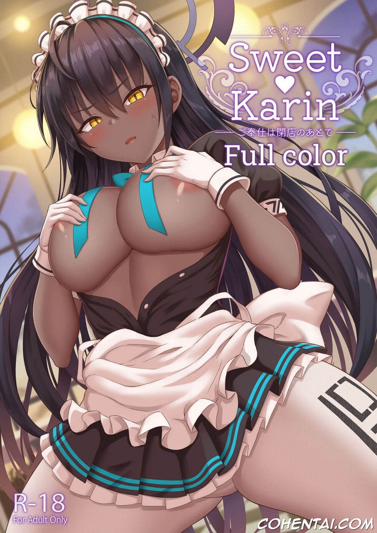 Sweet♥Karin -Gohoushi wa Heiten no Ato de- (Blue Archive) xxx comics manga porno doujin hentai español sexo 