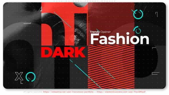 Fashion Dark Trendy Opener - VideoHive 31121785