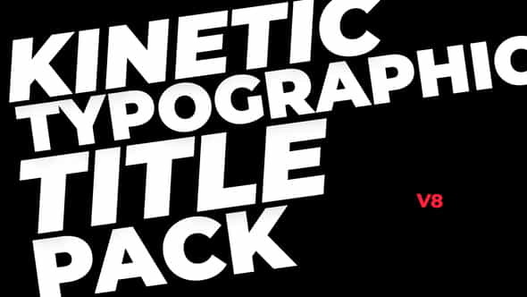 Kinetic Titles Pack - VideoHive 7224203