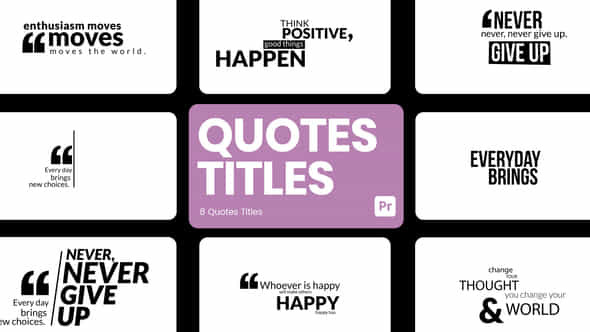 Quotes Titles - VideoHive 44986114