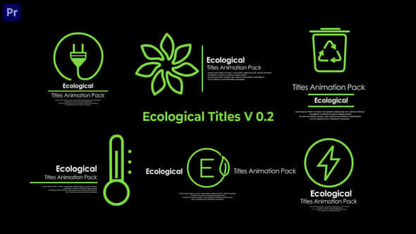 Ecological Titles V 02 - VideoHive 52349984