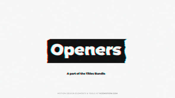 Glitch Openers - VideoHive 44156068