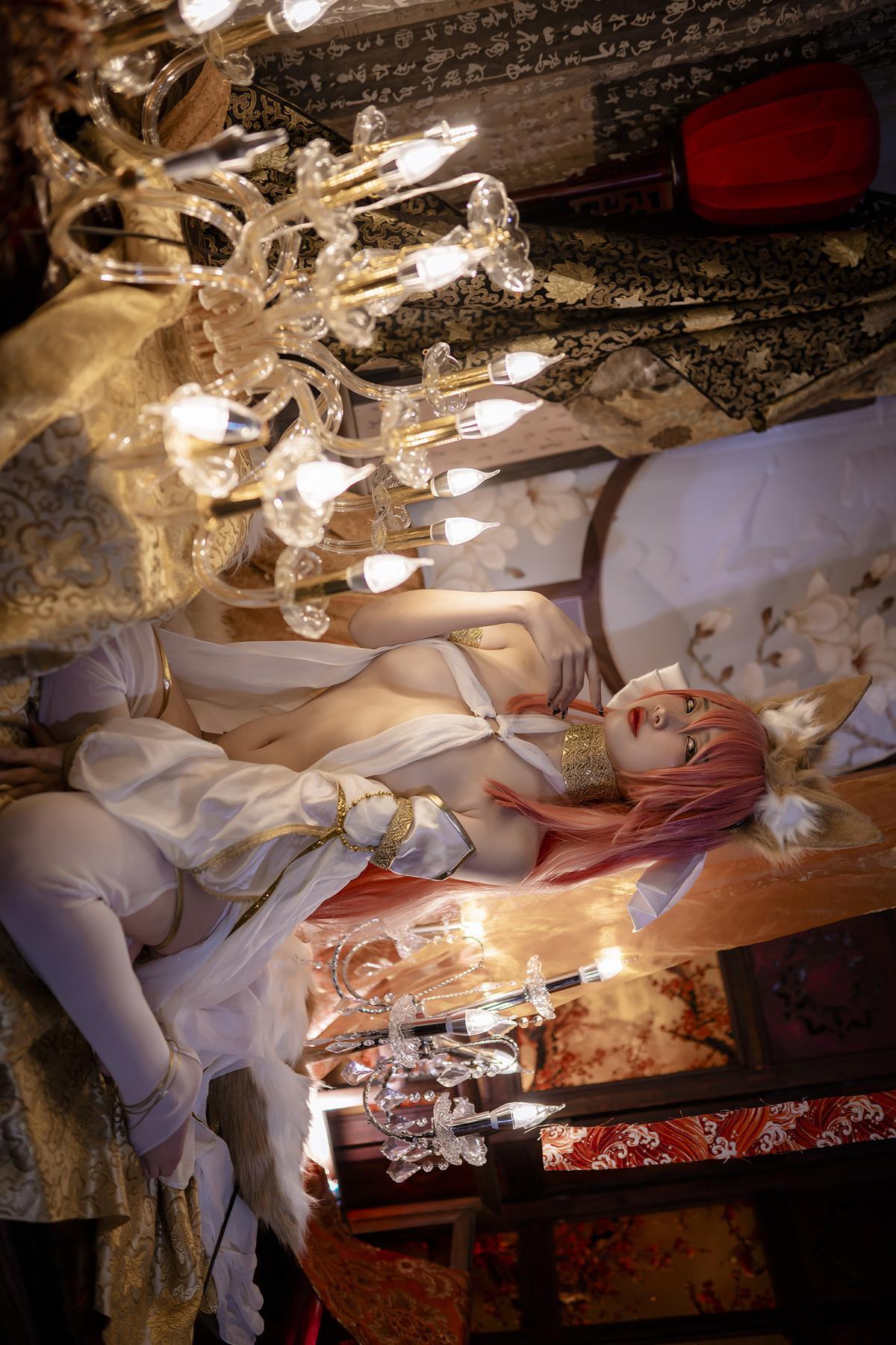 Cosplay 二佐Nisa 玉藻前同人舞娘(22)