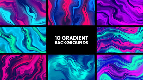 Gradient Backgrounds - VideoHive 44440006