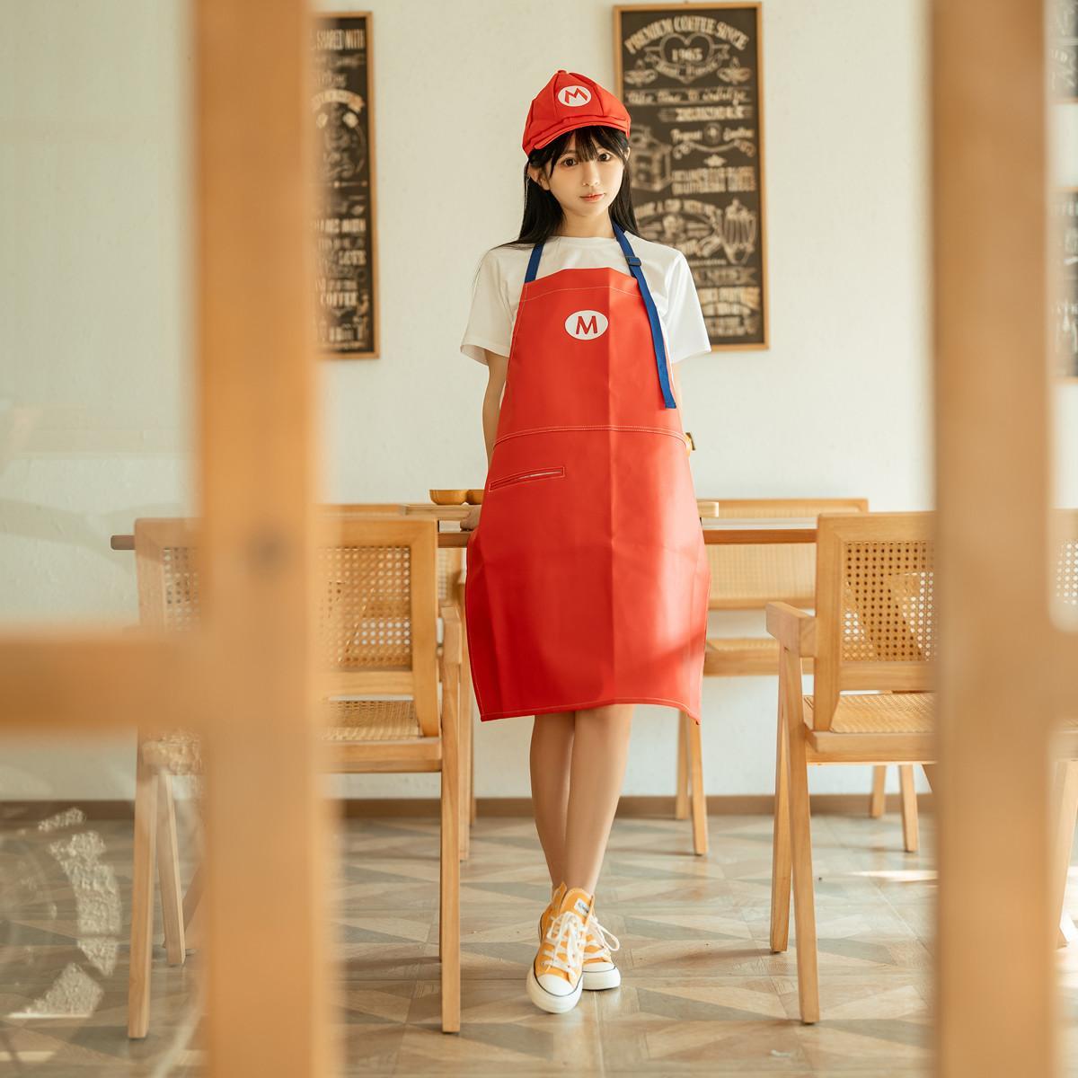 Cosplay 桜井宁宁 马里奥围裙 Mario Apron(2)