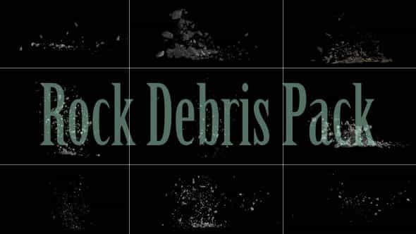 Rock Debris Pack - VideoHive 7023127