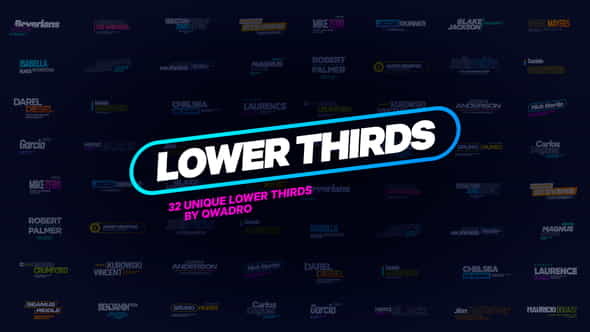 Lower Thirds - VideoHive 38527586