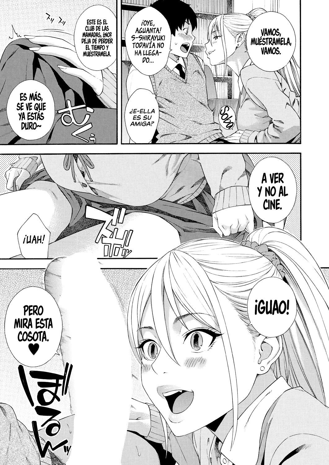[Zonda] Fellatio Kenkyuubu _ Departamento de Investigación de las Felaciones Ch. 1-4 [Span