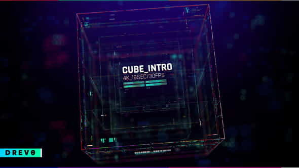 Cube Intro Glitch Opener Game - VideoHive 28746004