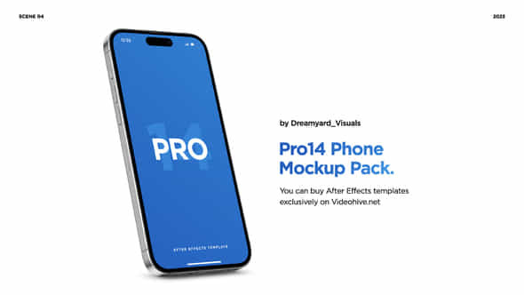 Pro14 Phone Mockup - VideoHive 43372112