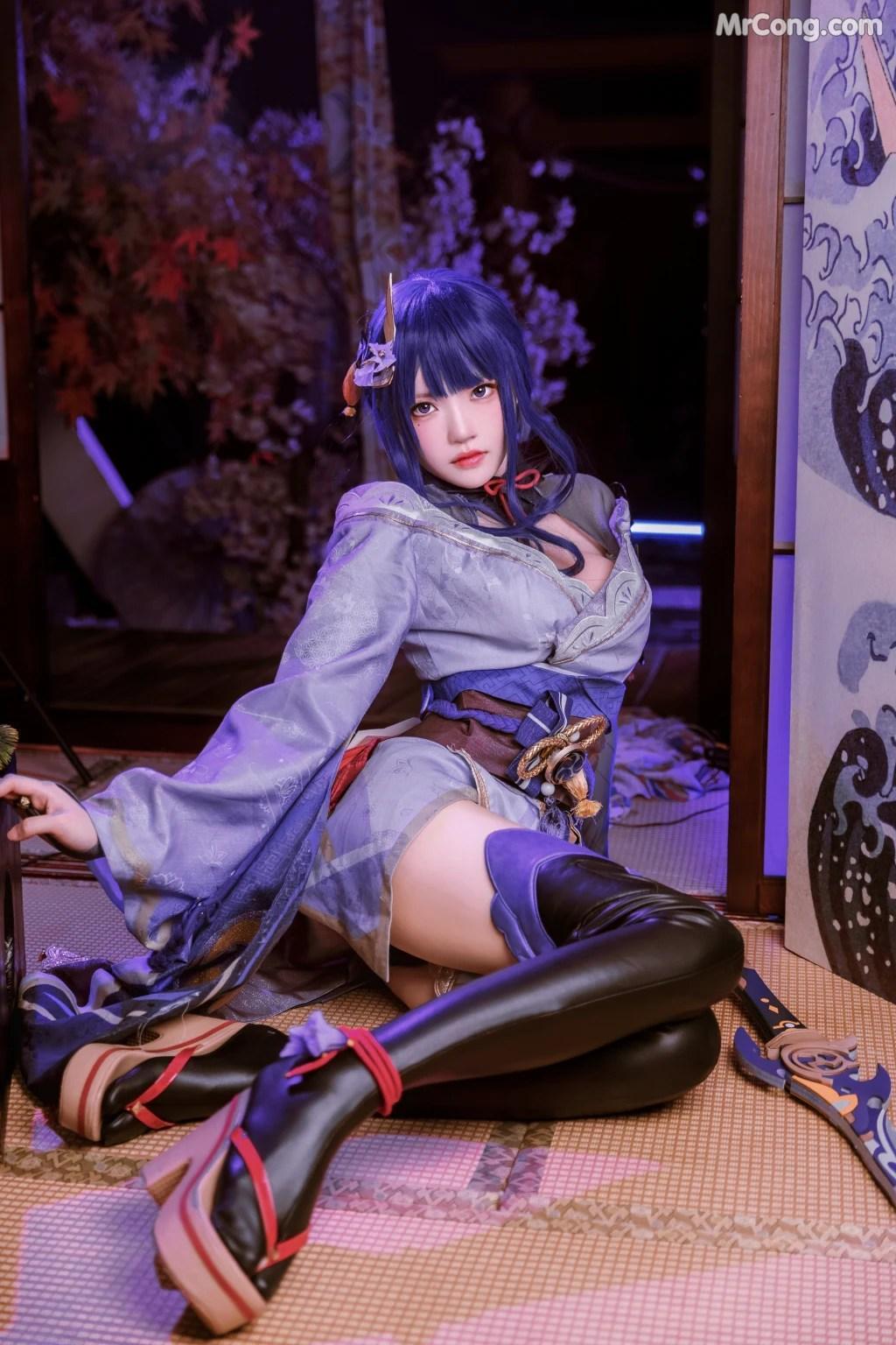 Coser@桜桃喵 Vol.139: 雷电将军+花絮 (51 photos )(34)