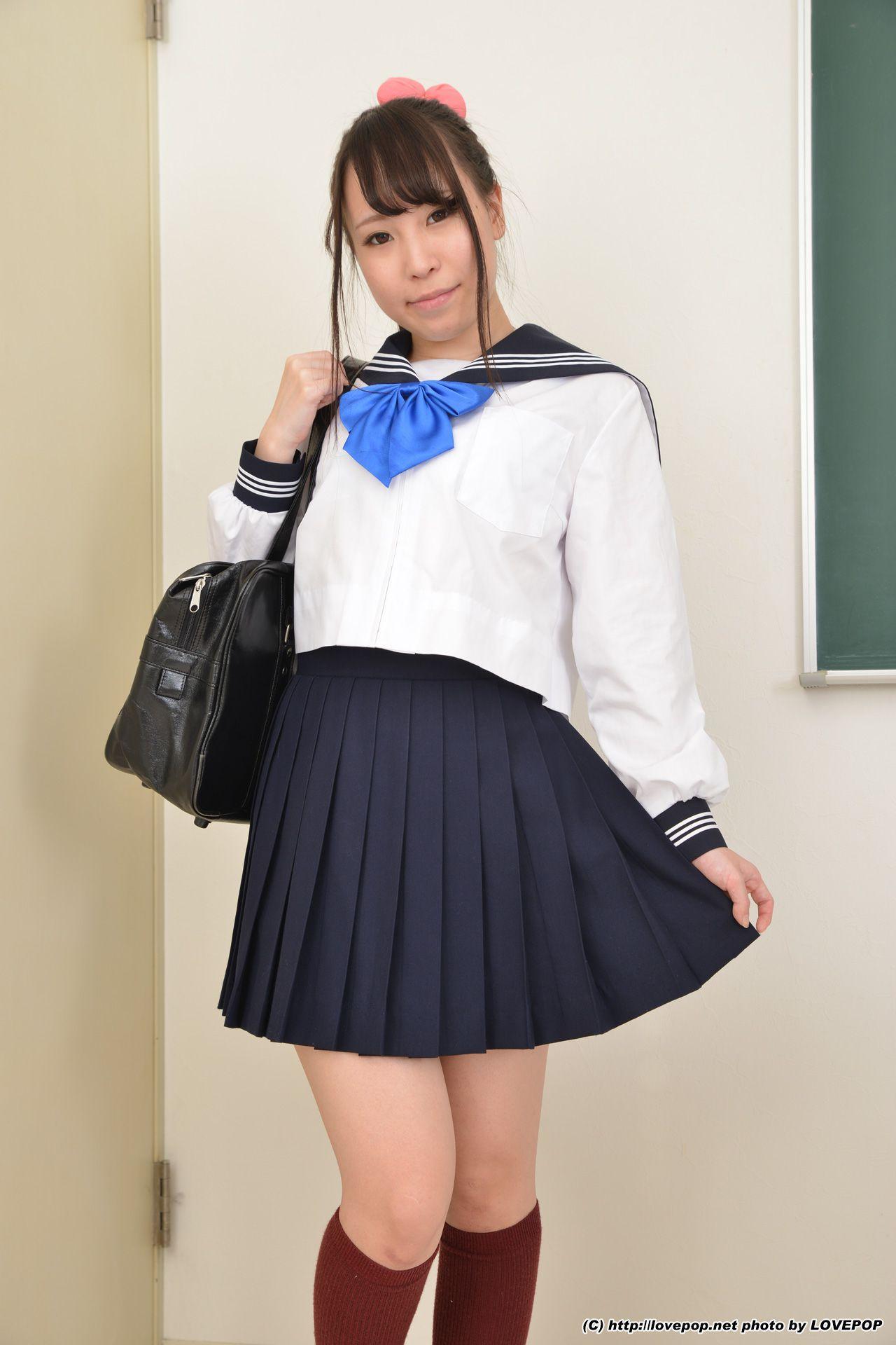 Kaoru Majima 真島かおる 学生制服 Set3 [LovePop] 写真集(2)