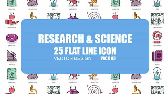 Research And Science - Flat - VideoHive 23370347