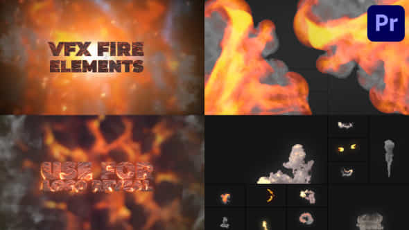 Vfx Fire Elements For Premiere Pro - VideoHive 50393337