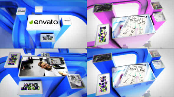 Corporate Lines Slideshow - VideoHive 38413780