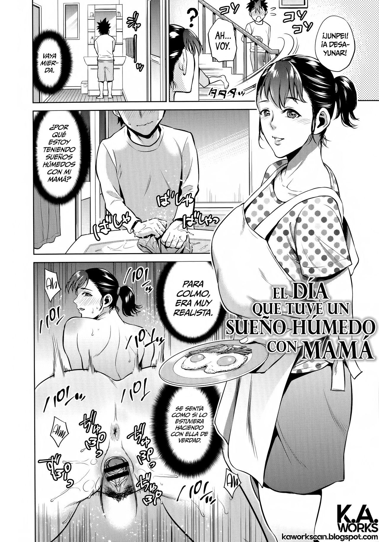 [Natsu no Oyatsu] Haha to Majiwaru Hi  El día que me conecté con mamá [Spanish] [K.A. Works]