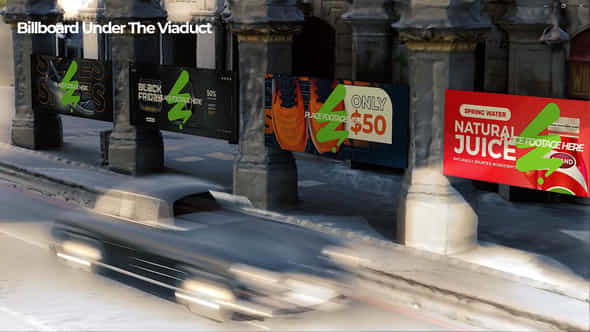 Urban Viaduct Billboard Mockup - VideoHive 58742048