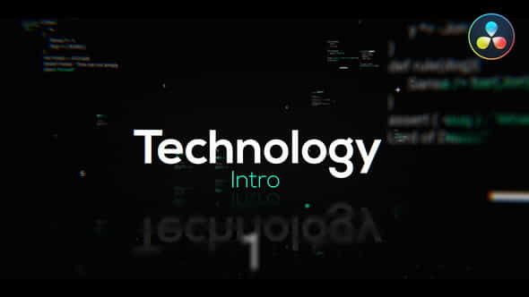 Technology Intro for DaVinci Resolve - VideoHive 31366313