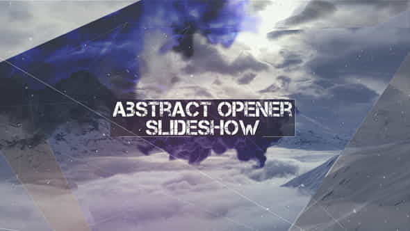 Abstract Opener - Slideshow - VideoHive 16543880