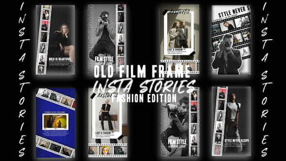 Old Film Frame Insta Stories Fashion Edition - VideoHive 58726161