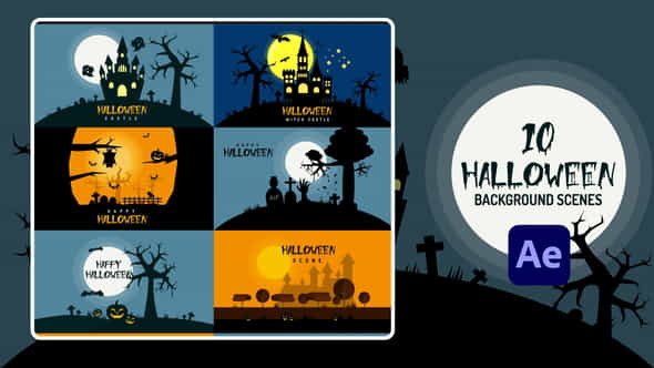 Halloween Background | After Effects - VideoHive 28922021