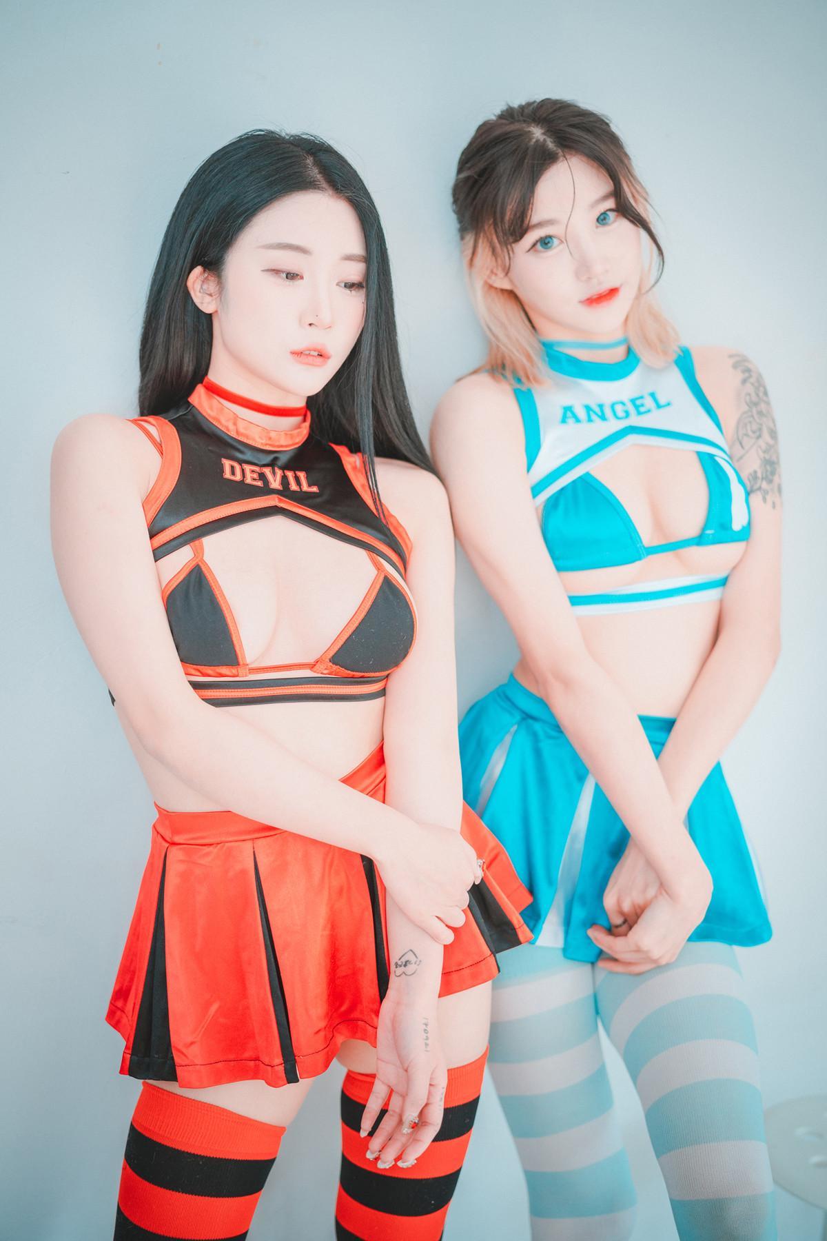 Jeong Bomi 정보미, Taeri 태리, DJAWA ‘Devil 666 & Angel 777’ Set.02(19)