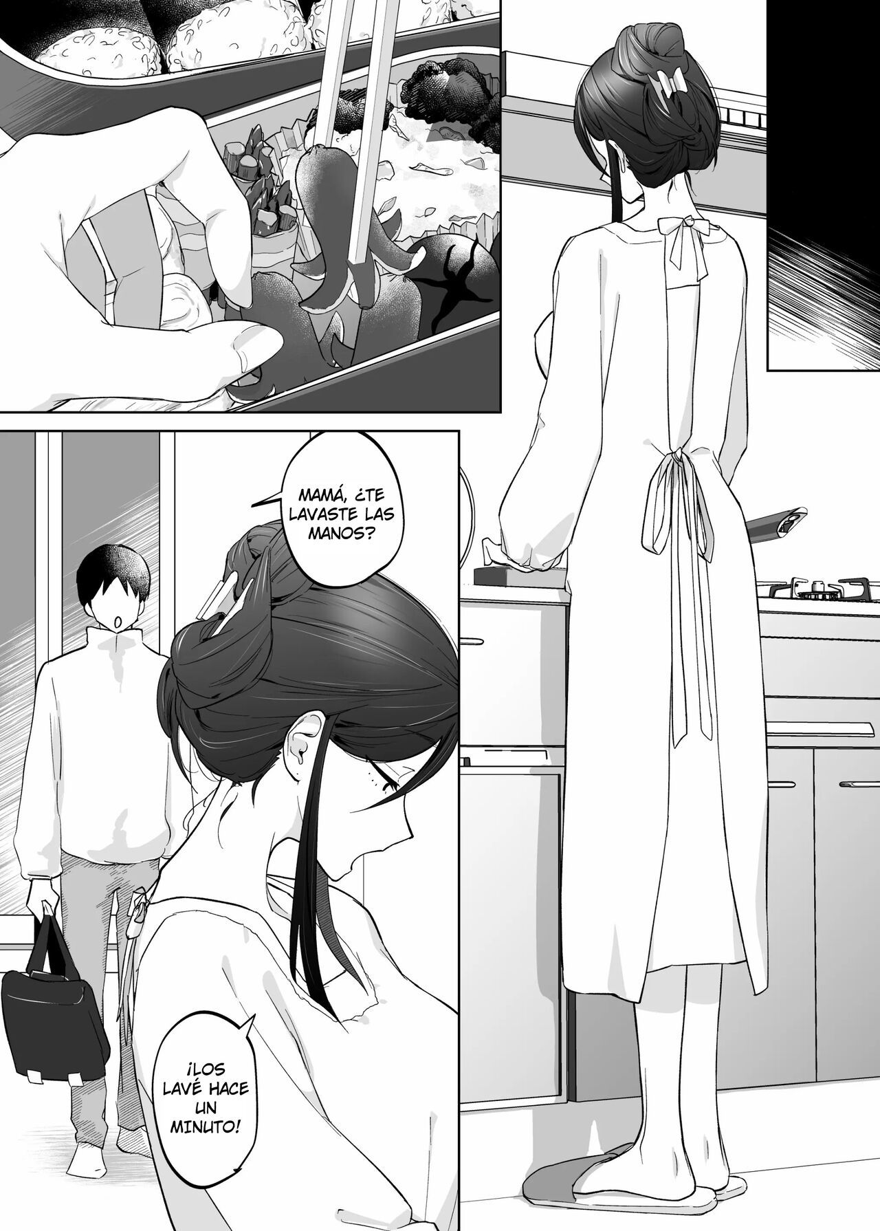 [Karashina en] Kaa-san, Tsukiatte 1-2  Madre, Sal Conmigo 1-2 [Spanish] [SrTraduc]