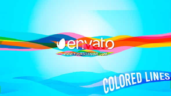 Colored Lines - Logo - VideoHive 12424249