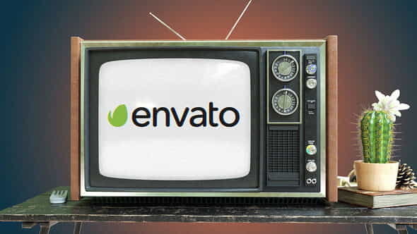 Vintage TV Logo - VideoHive 26439056