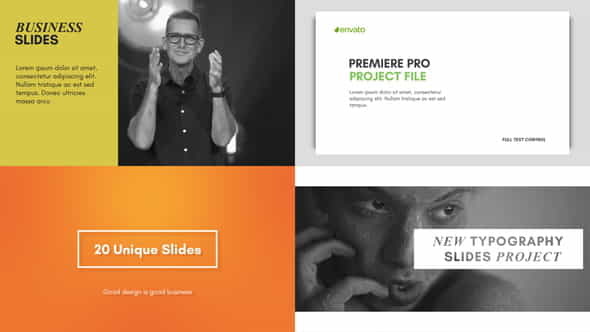 Typography Slides - for Premiere - VideoHive 22500965