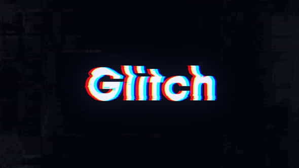 Glitch Distortion Logo - VideoHive 26684756