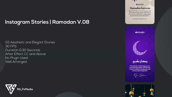 Instagram Stories Ramadan Kareem V08 - VideoHive 51632660