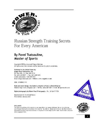 Power to the People! - Russian Strength Training Secrets for Every American