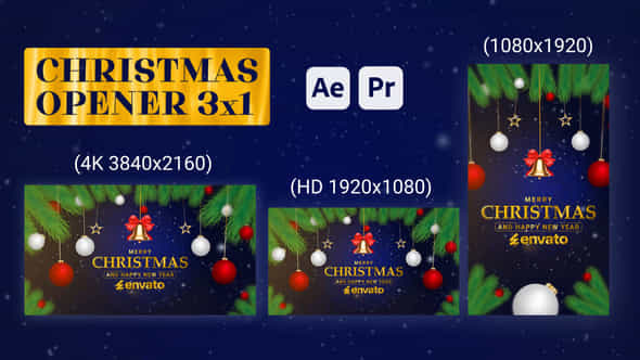 Merry Christmas Opener - VideoHive 55918830