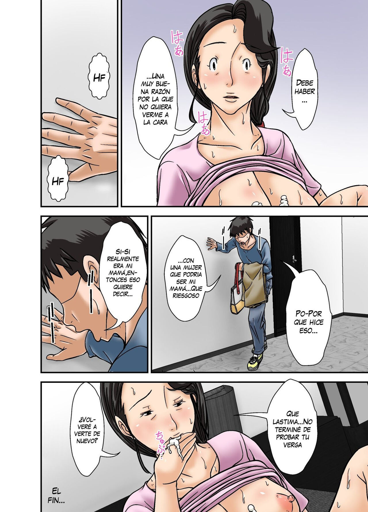 [Hoyoyodou] Futsuu no Shufu ga Fuuzoku ni Ochita Riyuu ~Musuko Hen~  Why This Ordinary Housewife Resorted to Sex Work ~Son Edition~ [Spanish] [Varkatzas666]