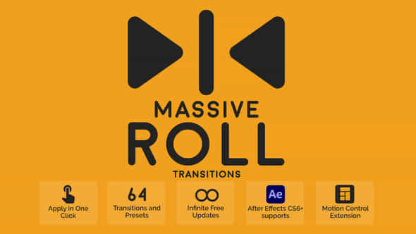 Massive Roll Transitions - VideoHive 44865294