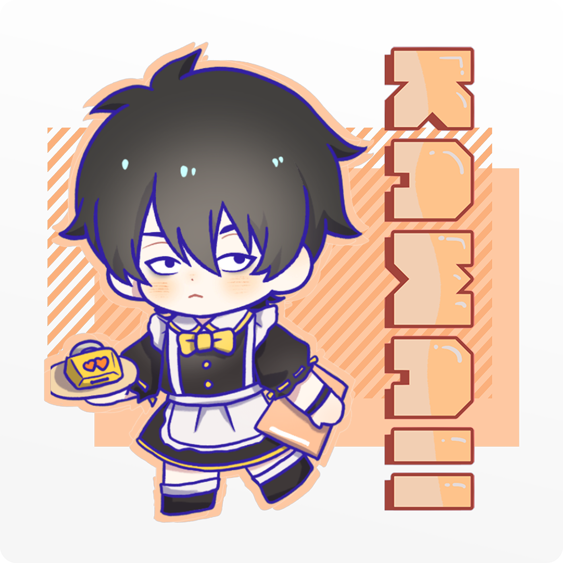 A Maid Kazu clear card.