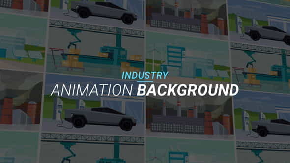 Industry - Animation background - VideoHive 34221960
