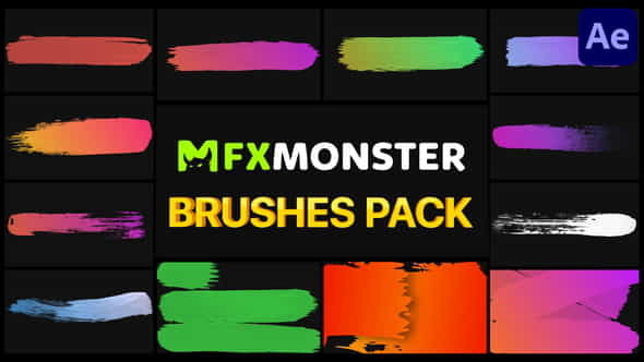 Brushes Pack 02 | After - VideoHive 32029733