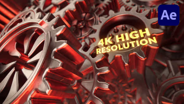 Gears Mechanical Logo - VideoHive 40307998