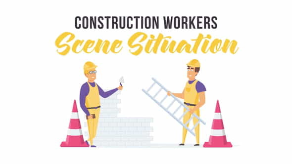 Construction workers - Scene Situation - VideoHive 28256036