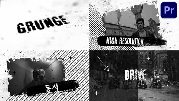 Grunge Slideshow - VideoHive 48363620