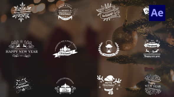 Christmas Titles - VideoHive 40394504