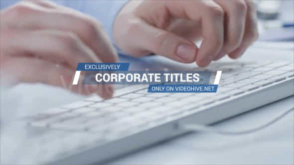 Corporate Titles - VideoHive 13510045