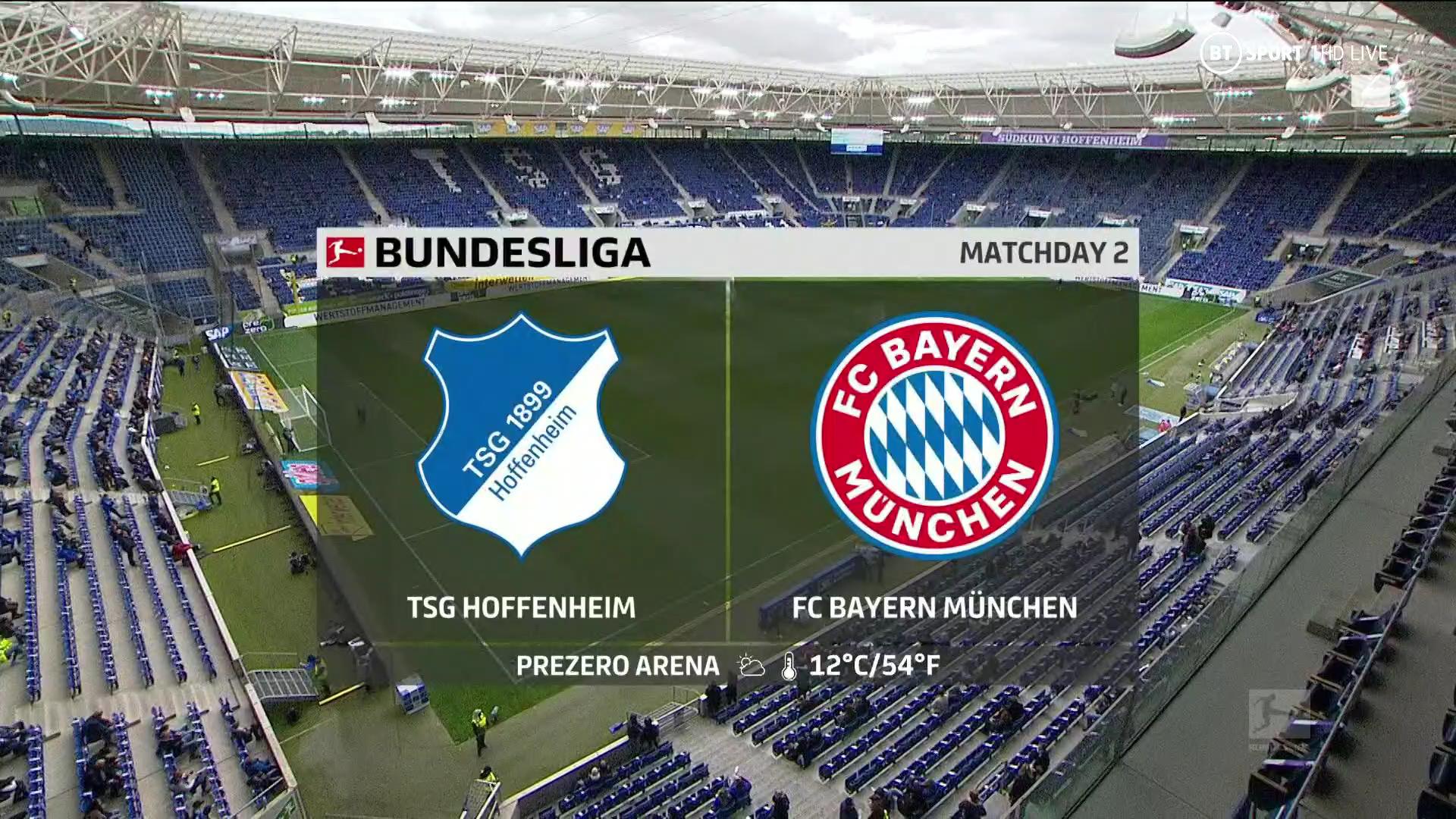 Futbol Bundesliga 21 J2 Hoffenheim Vs Bayern Munchen 27 09