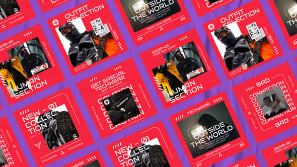 Mask Futuristic Techwear Post - VideoHive 52783711