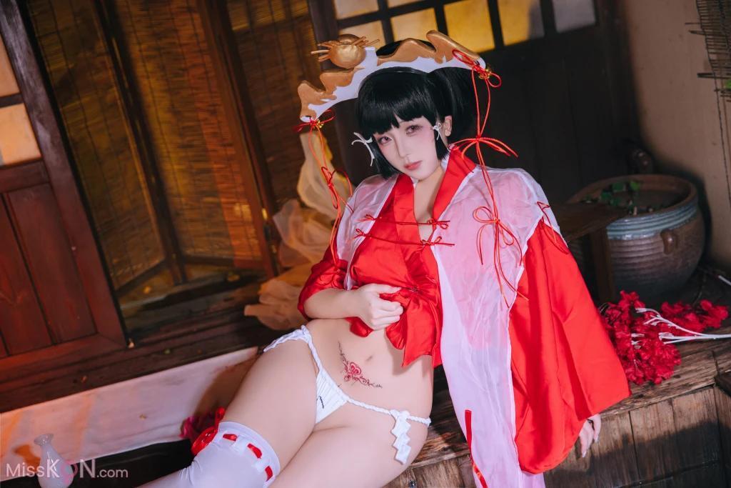 Coser@日奈娇: 辉夜巫女 (130 photos )(12)