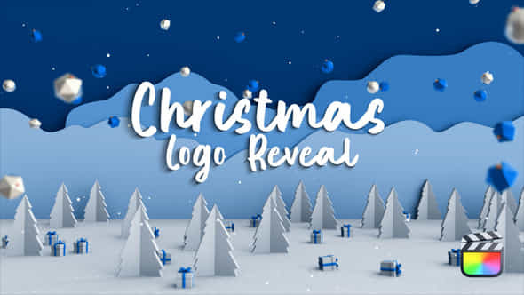Christmas Snow Logo Reveal - VideoHive 49763556