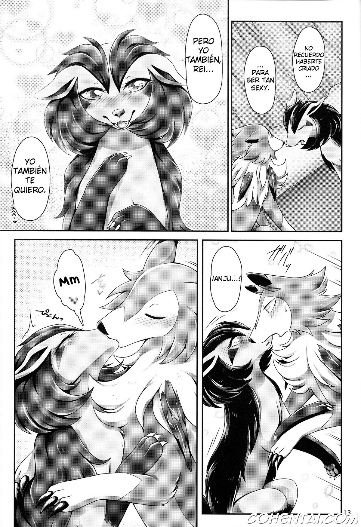 One-sided Love? (Pokémon) xxx comics manga porno doujin hentai español sexo Lycanroc Lycanroc Midday Form Mightyena Pokémon